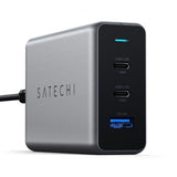 Satechi 100W GaN PD rejseoplader med dobbelte USB-C og USB-A porte