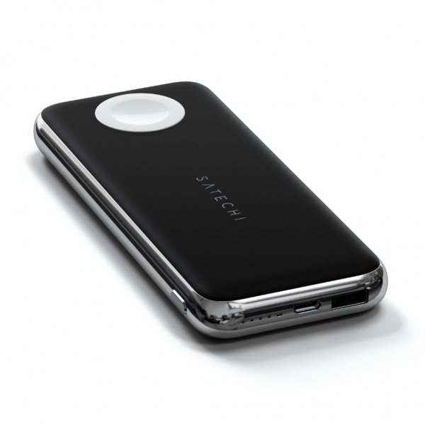 Satechi Quatro Powerbank med indbygget Qi-opladning og Apple Watch-opladning