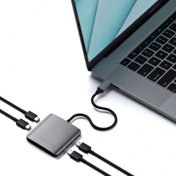 Satechi Aluminum 4-ports USB-C-hub