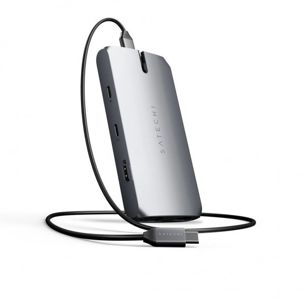 Satechi USB-C On-the-Go Multiport-adapter Space Gray