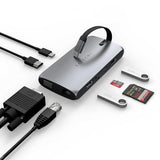 Satechi USB-C On-the-Go Multiport-adapter Space Gray