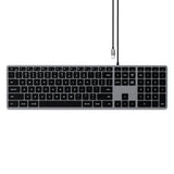 Satechi W3 USB-C-tastatur Nordisk layout