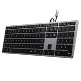 Satechi W3 USB-C-tastatur Nordisk layout