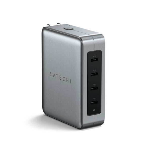 Satechi Oplader 145W USB-C 4-Port GaN Rejseoplader