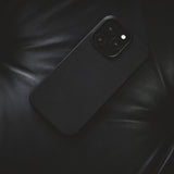 Mujjo iPhone 16 Pro Max Cover Full Leather Case Sort