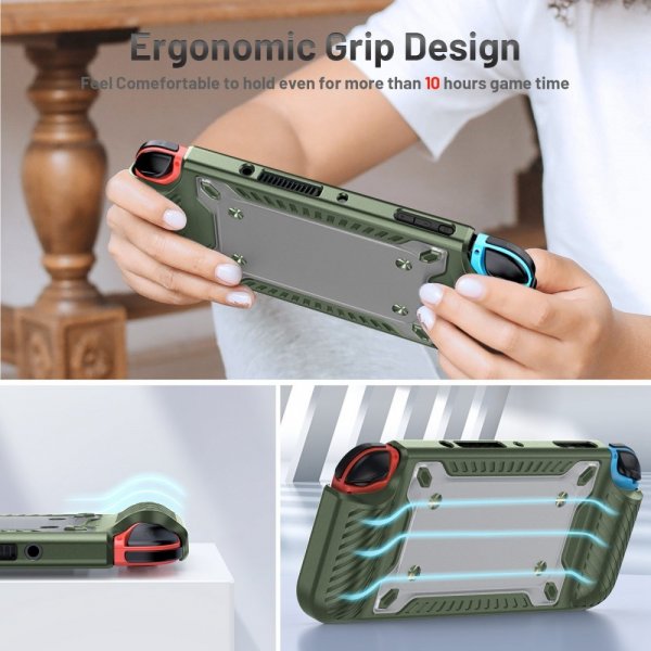 Stødsikkert cover til Nintendo Switch OLED Grøn