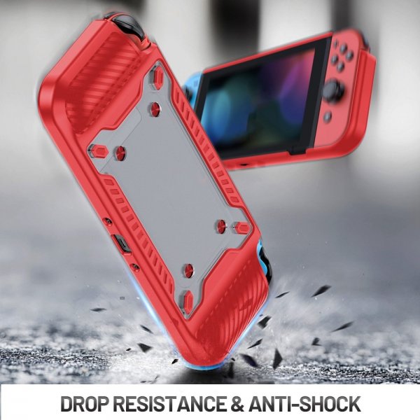 Stødsikkert cover til Nintendo Switch OLED Rød