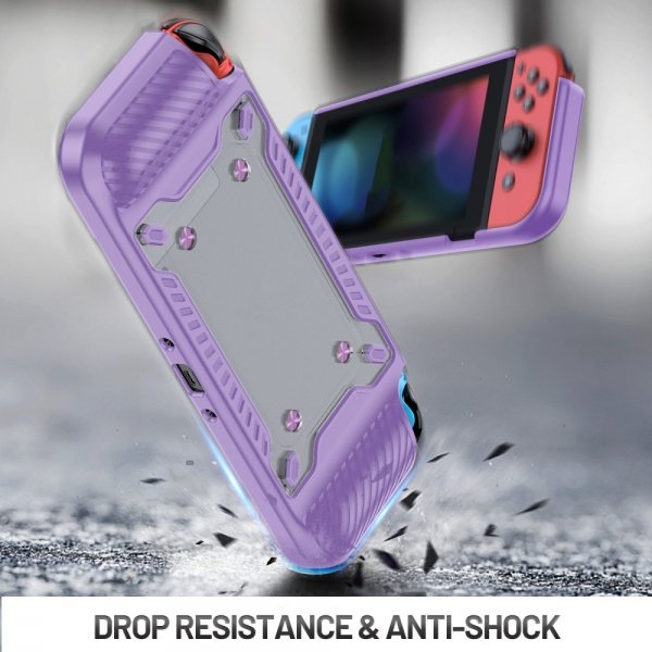 Stødsikkert cover til Nintendo Switch OLED Lilla