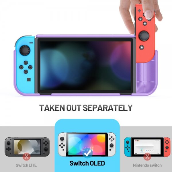 Stødsikkert cover til Nintendo Switch OLED Lilla