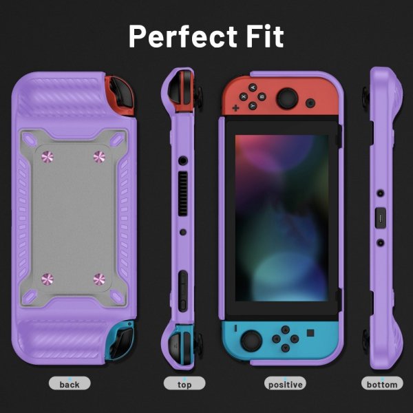 Stødsikkert cover til Nintendo Switch OLED Lilla