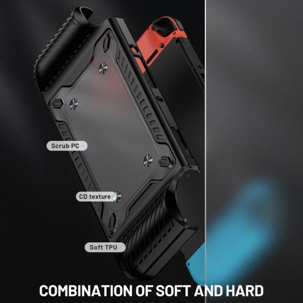 Stødsikkert cover til Nintendo Switch OLED Sort
