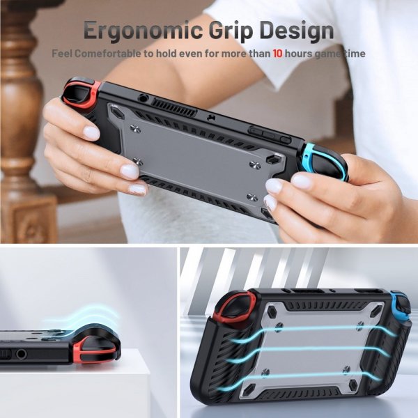 Stødsikkert cover til Nintendo Switch OLED Sort