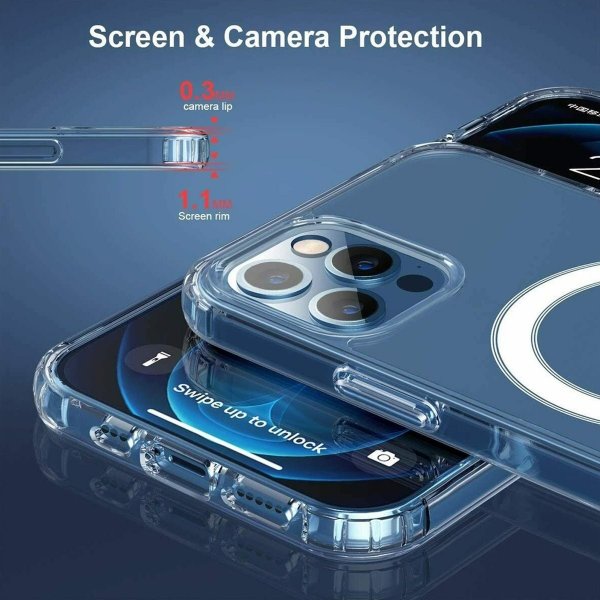 iPhone 11 Pro Cover TPU MagSafe Stødsikkert Transparent