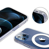 iPhone 13 Pro Cover TPU MagSafe Stødsikkert Gennemsigtigt