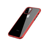 iPhone 11 Pro Max Cover Stødsikkert Rødt Transparent