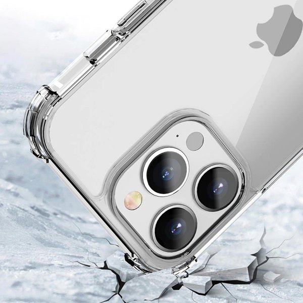 iPhone 13 Pro Max Cover Stødsikkert Transparent