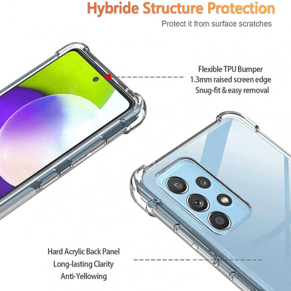 Samsung Galaxy A33 5G Cover Stødsikker Transparent