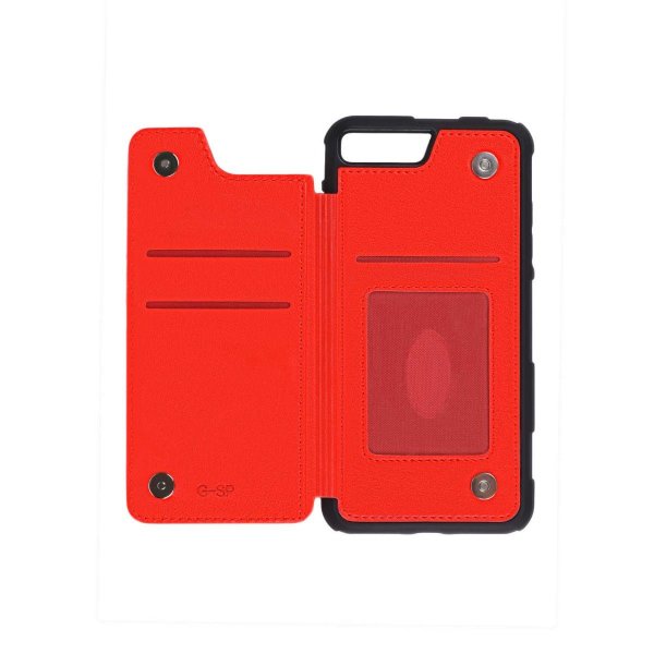 iPhone 7 Plus/iPhone 8 Plus Etui Kortholder Rød