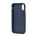 iPhone Xr Cover med Udfoldelig Kortholder Blå