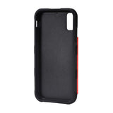 iPhone Xr Cover Udtrækkelig Kortholder Rød
