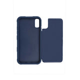 iPhone X/iPhone Xs Cover Foldbar Kortholder Blå