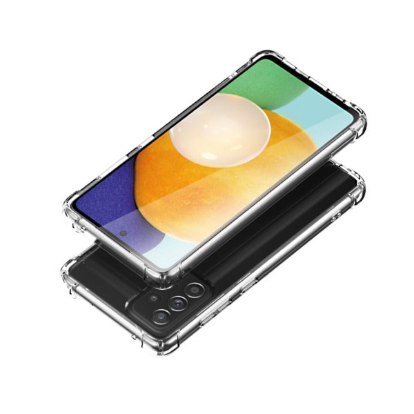 Samsung Galaxy A52/A52s 5G Cover Forstærkede Hjørner Transparent