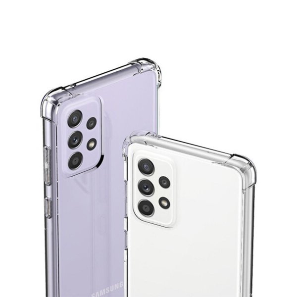 Samsung Galaxy A52/A52s 5G Cover Forstærkede Hjørner Transparent