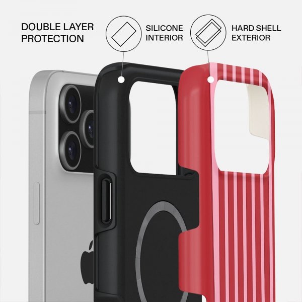 Burga iPhone 17 Pro Cover Tough MagSafe Strawberry Jam