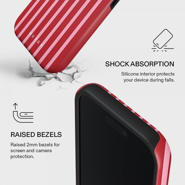 Burga iPhone 17 Cover Tough MagSafe Strawberry Jam