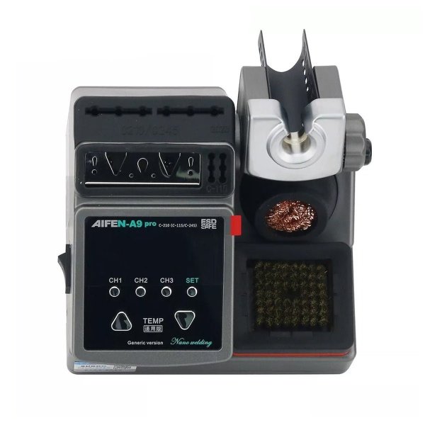 SUGON AlFEN A9 Pro Loddestation Med Loddespids/EU-stik 220V
