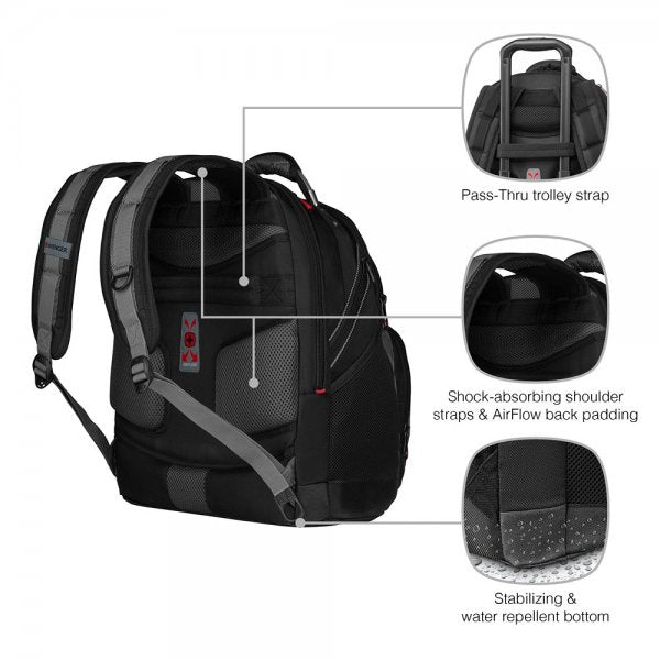 Wenger Synergy 16" Computerrygsæk Grå/Sort