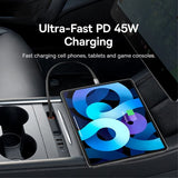 Baseus T-Space Series USB-hub til Tesla 45W