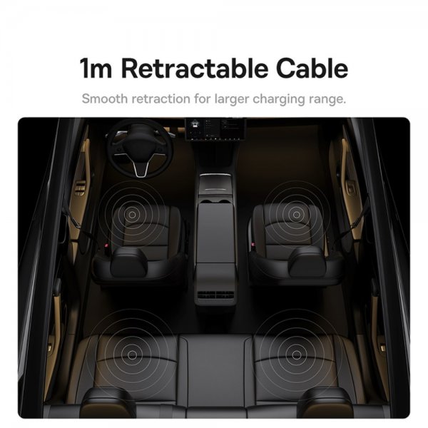 Baseus T-Space Series USB-hub til Tesla 45W