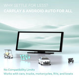 Ottocast ScreenFlow Bærbar Infotainment-skærm til Bil CarPlay/Android Auto