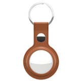 KeyBudz AirTag Holder Læder Brun