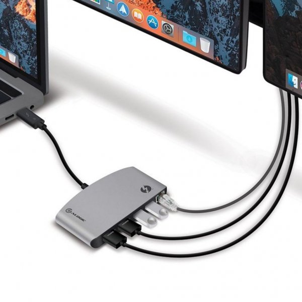ALOGIC Dockingstation ThunderBolt 3 Dual HDMI 4K