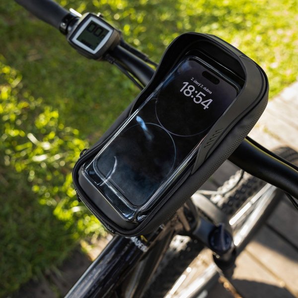 Fastmonteret telefonholder til cykel Bikee Bag 2 Sort