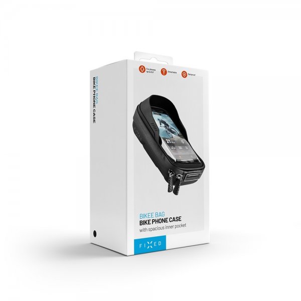 Fastmonteret telefonholder til cykel Bikee Bag 2 Sort