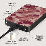 Burga Powerbank MagSafe 5000 mAh Tender Kiss Metalgrå