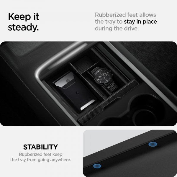 Spigen Tesla Model 3/Model Y Organizerbakke til Midterkonsol