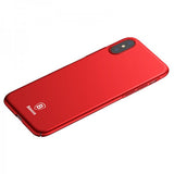 Baseus iPhone X/Xs Cover Tyndt Etui Rød