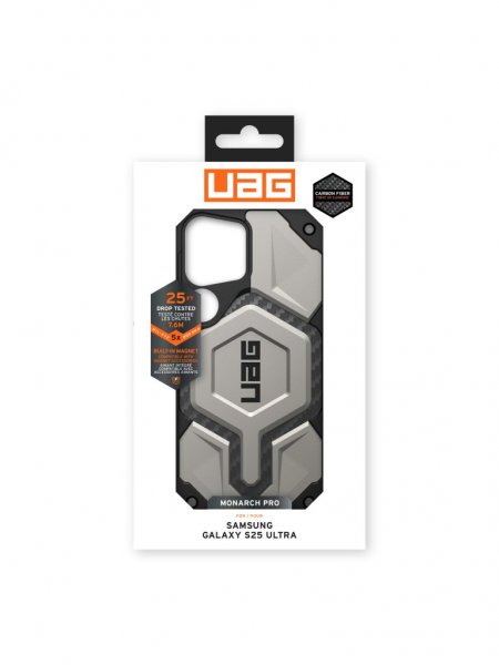 Urban Armor Gear (UAG) Samsung Galaxy S25 Ultra Cover Monarch Pro MagSafe Titanium