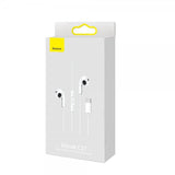 Baseus Wired Earphones Encok C17 USB-C Hvid
