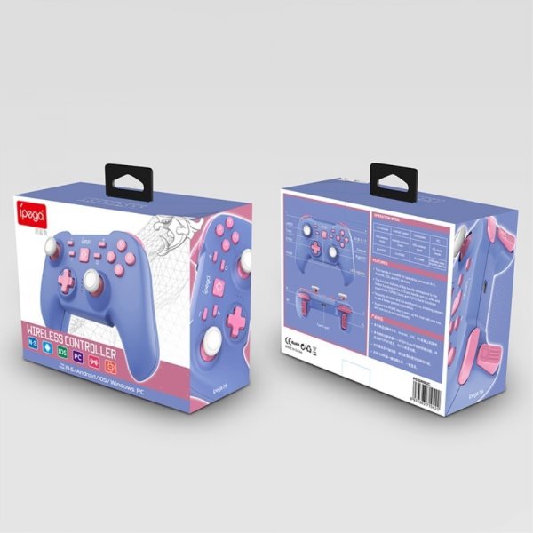 Ipega Trådløs Håndkontrol Mobile Gaming Lilla