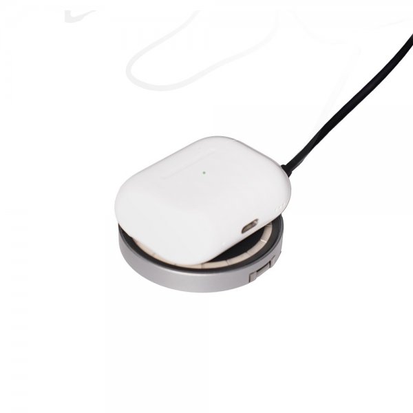 Deltaco Trådløs Oplader 2-i-1 Transparent MagSafe