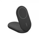 Belkin Trådløs Oplader BoostCharge 2-i-1 Foldbar MagSafe Qi2 15W Sort