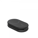 Belkin Trådløs Oplader BoostCharge 2-i-1 Foldbar MagSafe Qi2 15W Sort