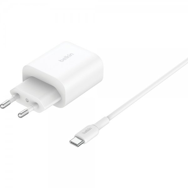 Belkin Trådløs Oplader BoostCharge 3-i-1 Foldbar MagSafe Qi2 15W Hvid