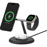 Belkin Trådløs Oplader BoostCharge Pro 3-i-1 MagSafe Qi2 15W Sort