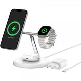 Belkin Trådløs Oplader BoostCharge Pro 3-i-1 MagSafe Qi2 15W Hvid
